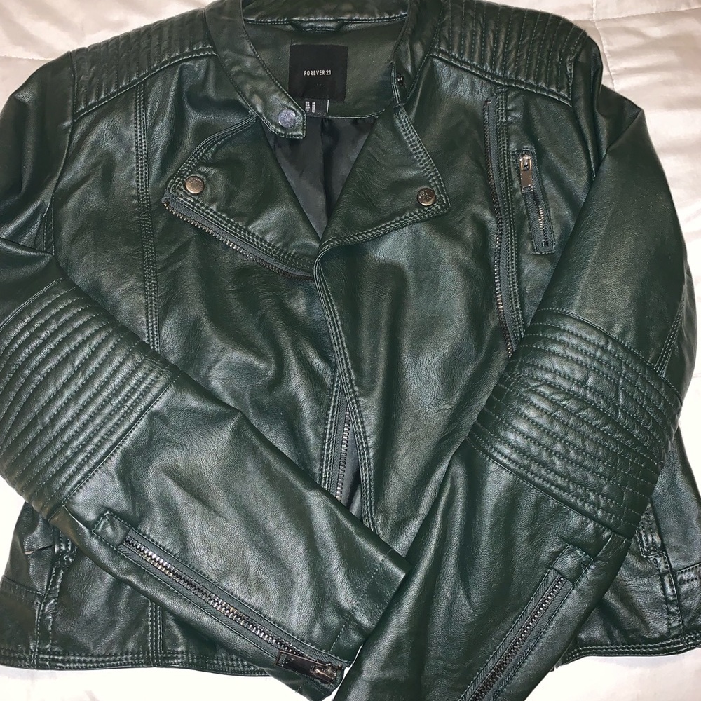 Green combat style jacket